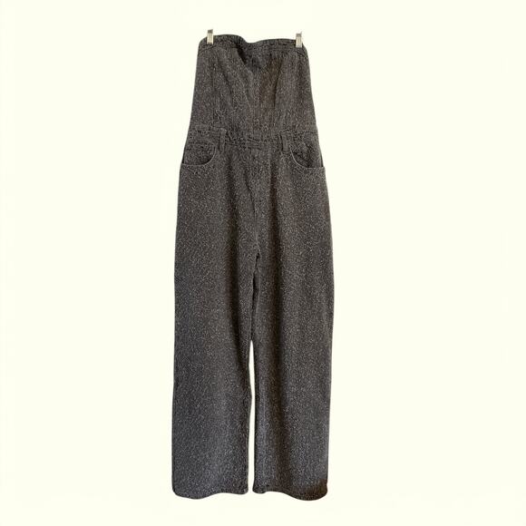 PrettyLittleThing Women's Size 10 Gray Bobbie Straight Leg Corset Jumpsuit (NWT) - Picture 1 of 11